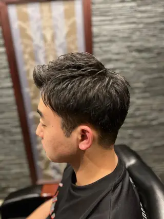 ショート メンズ ヒロ銀座新橋店所属・ヒロ銀座　さかうえ ひかる💈のヘアスタイル