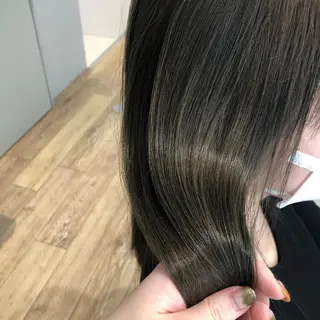 セミロング カラー ヘアアレンジ ✨🌿大人可愛い愛さ れhair🌿✨松本のヘアスタイル