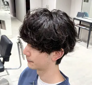 パーマ メンズ 【メンズ特化】 池田大成✂︎のヘアスタイル