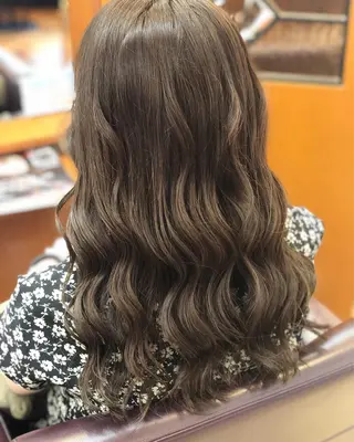 ロング カラー FAHREN-PURE所属・韓国ヘアカラーパーマ 遠藤のヘアスタイル