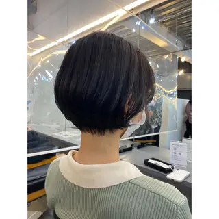 ショート ボブ/ぱつっとボブ/ 谷口 海星のヘアスタイル