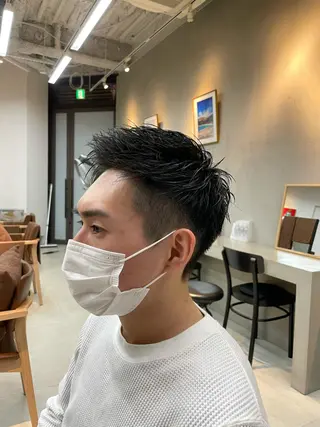 ショート メンズ mee.表参道所属・ボブ/ショート /パーマ/shinのヘアスタイル