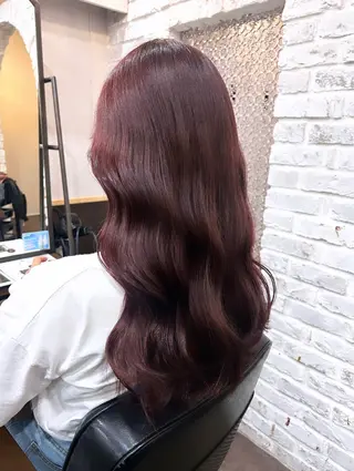 ロング カラー 🦄🩵YUNA 🩵🦄のヘアスタイル