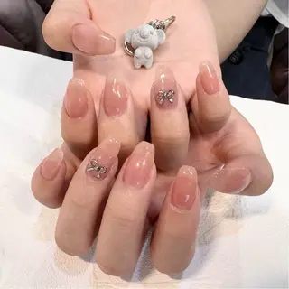 ネイル RIEKO🍒 ワンホン♡推しネイルのネイルデザイン