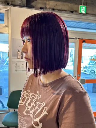 ショート 透明感カラー 暖色shihoのヘアスタイル