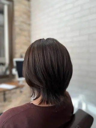 ミディアム カラー 多賀 順平のヘアスタイル