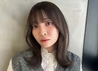 セミロング Lond　luce心斎橋所属・✨髪質改善✨縮毛矯正 ホウダカズヒロのヘアスタイル