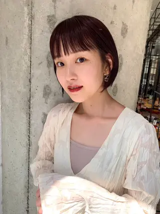 ショート ベージュカラー🕊️ 新潟駅/谷口大海のヘアスタイル