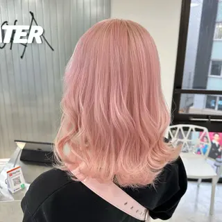 ミディアム カラー ダブルカラー 韓国ヘアKYONのヘアスタイル