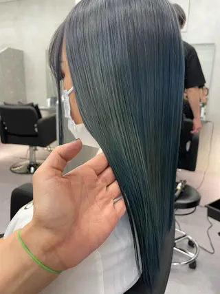 セミロング 吉留愛加/ 似合わせ/心斎橋のヘアスタイル