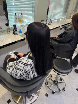 セミロング カラー ヘアアレンジ 🥀レイヤー×ハイト ーントレンドヘア🥀のヘアスタイル