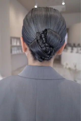 ミディアム tukka soin KOBE所属・nagi/ヘアセット /メイクのヘアスタイル