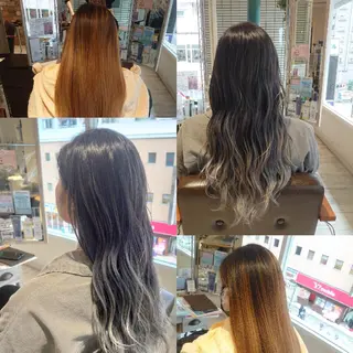 セミロング E Komo hair所属・Wow❕E Komo hair 永井一輝のヘアスタイル