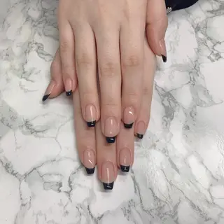 ネイル はな💎ネイル ワンホン、長さ出しのネイルデザイン