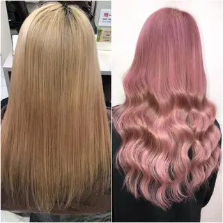 ロング KEISUKE/ ブリーチ🧡エクステのヘアスタイル