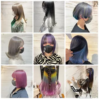 ミディアム カラー パーマ ヘアアレンジ メンズ キッズ シェアサロン〜糸ito〜所属・Hiro ヒロのヘアスタイル
