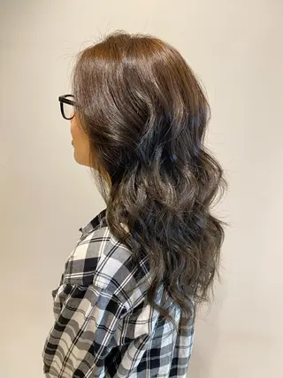 セミロング カラー 艶髪🌿美髪 大塚礼乃【西荻窪】のヘアスタイル