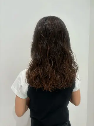 セミロング パーマ 🐭花小金井 かがり お洒落パーマ🐭のヘアスタイル