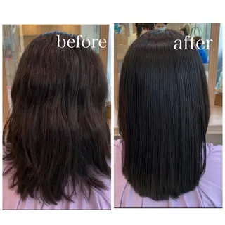 ミディアム パーマ 美髪矯正/髪質改善 /ヨナミネのヘアスタイル