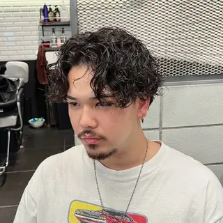 メンズ メンズ特化/パーマ/ メッシュ/竜成のヘアスタイル