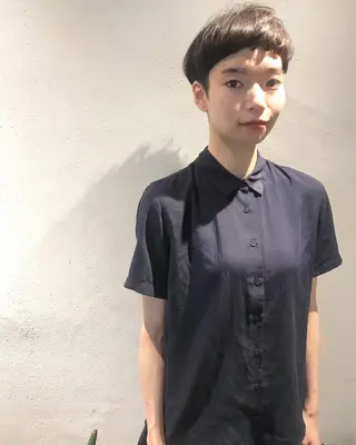 ショート カラー パーマ 🧼柴田 健太郎🧼のヘアスタイル