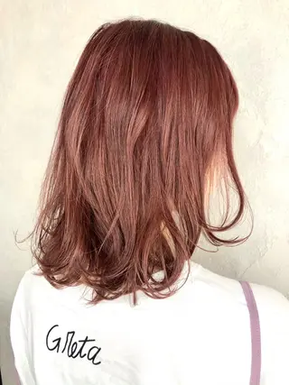 ミディアム 💗艶カラー💗 CECILのヘアスタイル