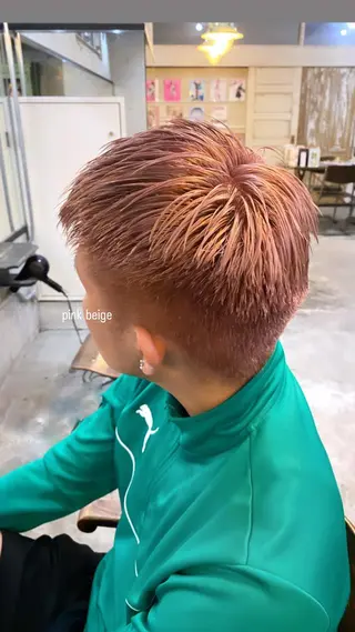 ショート カラー メンズ 心斎橋美容室 Junのヘアスタイル