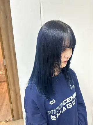 ミディアム cie所属・ふくし りこのヘアスタイル