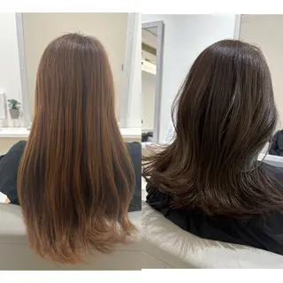 セミロング GBG大分店所属・繁田 葵のヘアスタイル