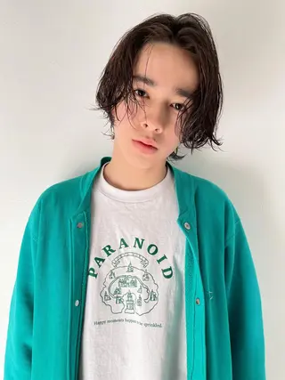 ショート パーマ メンズ ✨メンズカット ニュアンスパーマ鷲野のヘアスタイル