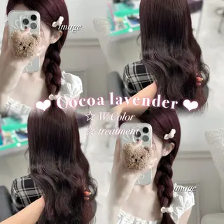 ロング カラー ガーリー♡女の子っぽ ヘア♡ピンクカラー♡のヘアスタイル