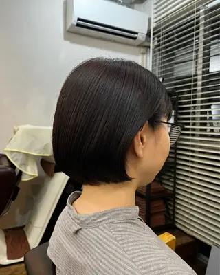 ショート 丸みショート🌙 タッセルボブ/井上翔のヘアスタイル