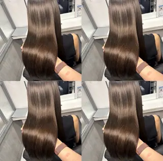 ロング カラー 髪質改善 /美髪矯正🫧ゆたかのヘアスタイル