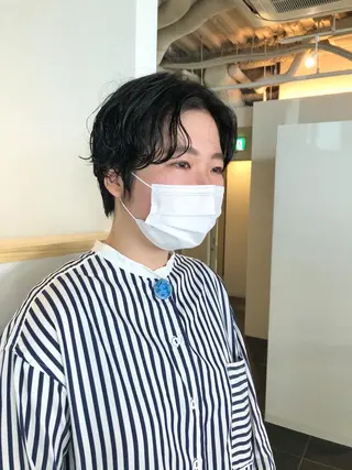 ショート パーマ ショート/パーマ/ カラー/FUKOのヘアスタイル