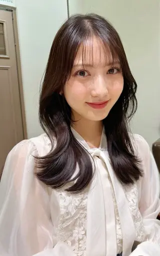 ロング 竹内 帆希のヘアスタイル