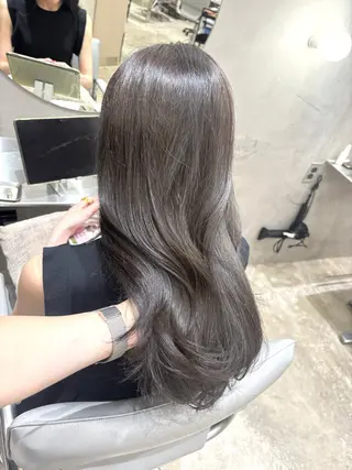 セミロング コトネ🫧 韓国風レイヤーカットのヘアスタイル