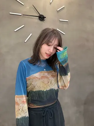 カラー MaruQuee de mashu所属・メンズ/ショート/ 福井優音のヘアスタイル