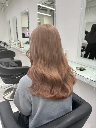 ロング カラー 似合わせハイトーン♡ みつきのヘアスタイル