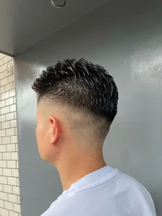 ショート メンズ FADE&LINE登戸店所属・🔥メンズ専門 美容師🔥 柳澤陵心のヘアスタイル