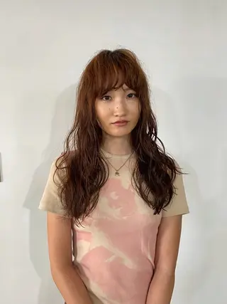 ロング カラー パーマ GATTACA所属・KEI gattacaのヘアスタイル