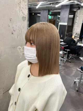 ミディアム je suis heureuse所属・ハイライトカラー 🌀ゆい❣️のヘアスタイル