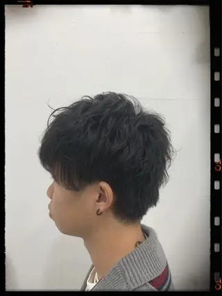 パーマ メンズ 相武台ショート特化 💐川崎希💐のヘアスタイル