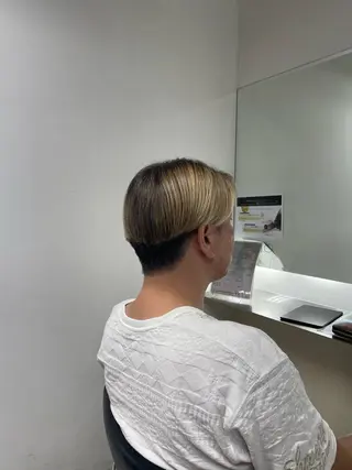 ショート カラー 🎀ゆい🎀 うるつやヘア🎀のヘアスタイル