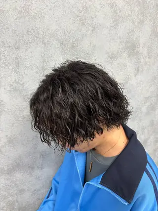 パーマ メンズ NEXT渋谷店所属・【NEXT】渋谷🫧 パーマ/カラーりつきのヘアスタイル