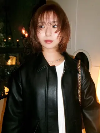 ミディアム カラー 早川 豪のヘアスタイル