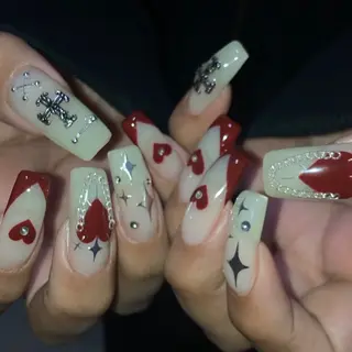 ネイル kana/モード ・グランジ⛓🎼のネイルデザイン