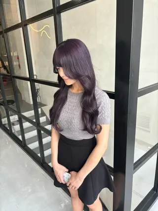 カラー fudge所属・MaisonHALU 松浦光咲のヘアスタイル