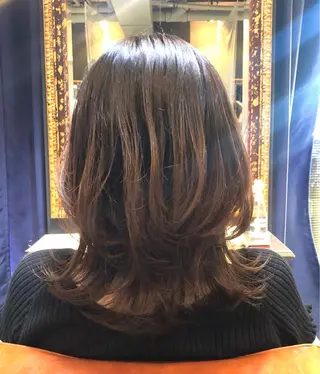 ミディアム カラー 顔まわり職人🇰🇷 韓国ヘア/KAITOのヘアスタイル