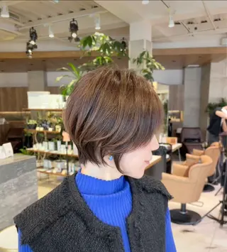 ショート 無料カットモデル /小顔ショート/荒砂のヘアスタイル