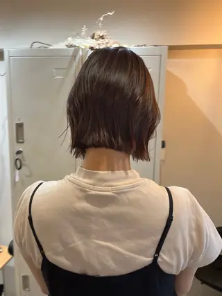 ショート カラー 下石怜子/レイヤー カット/透明感カラーのヘアスタイル